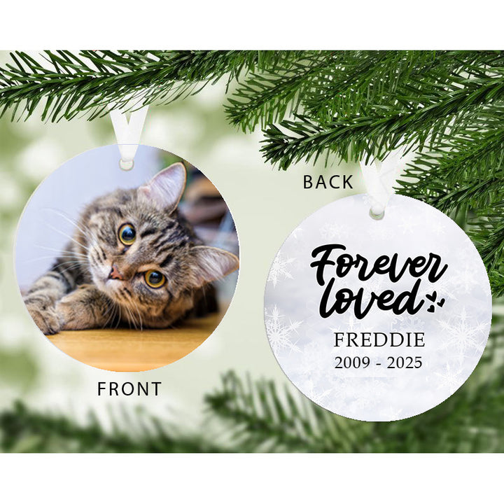 Personalised Forever Loved Pet Photo Decoration