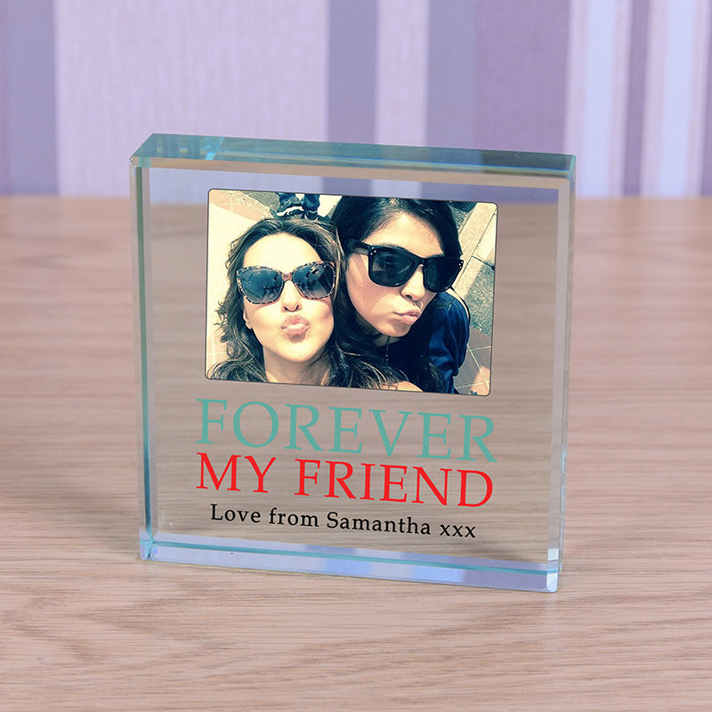 Personalised Forever My Friend Glass Token