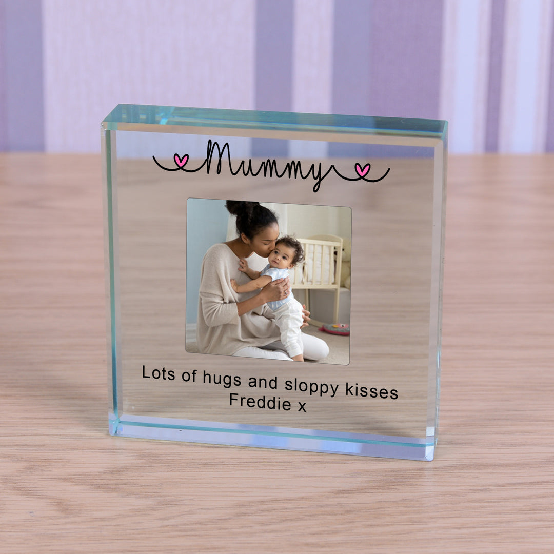 Personalised Mummy Glass Token with Photo