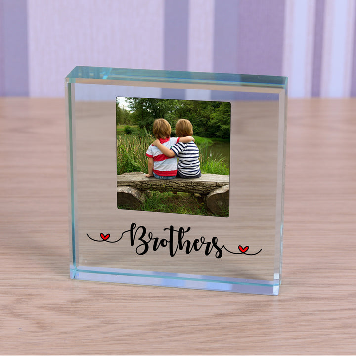 Personalised Brother Photo Glass Token
