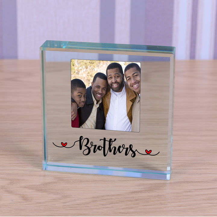 Personalised Brother Photo Glass Token
