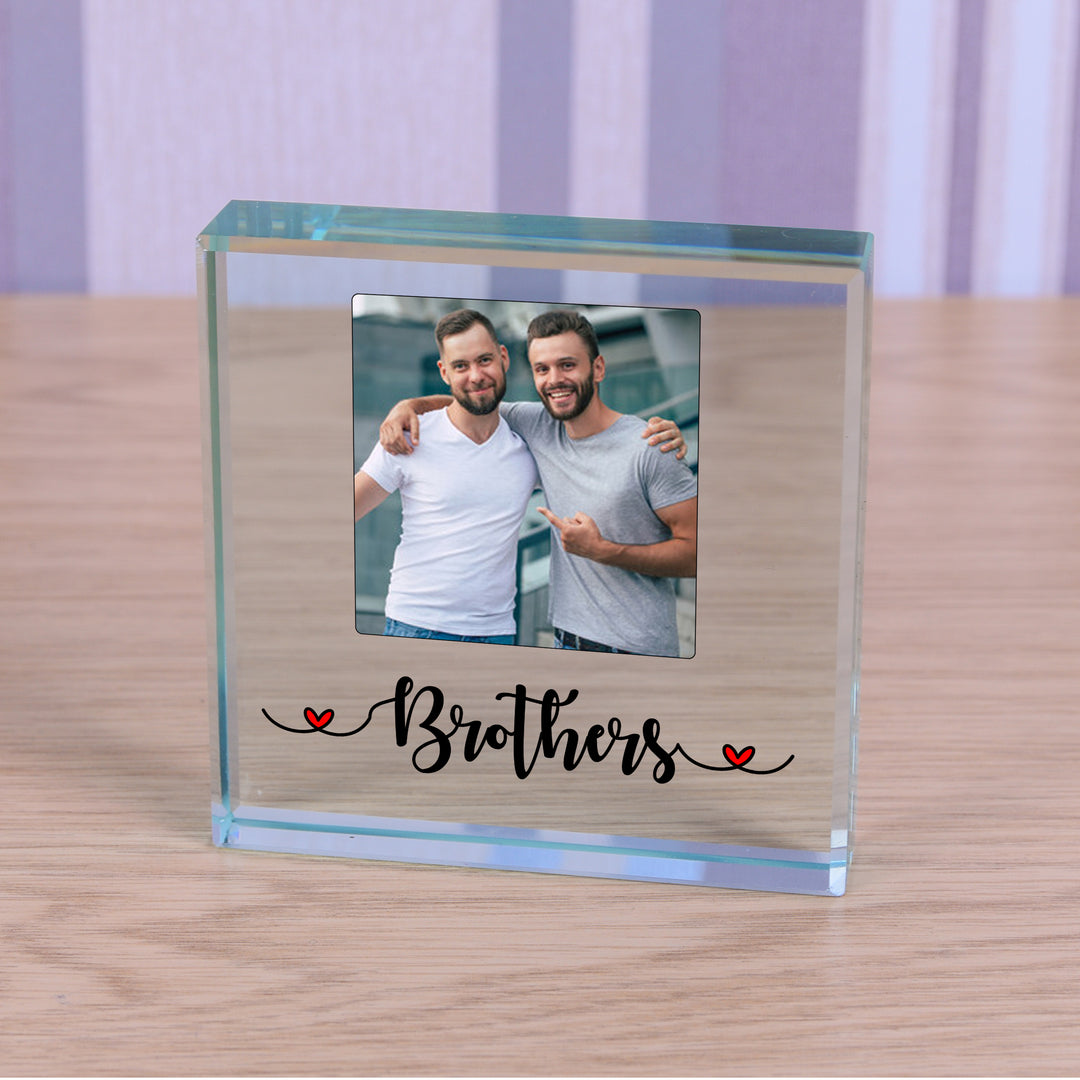 Personalised Brother Photo Glass Token