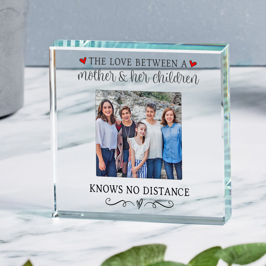 Personalised Love Between Glass Photo Token