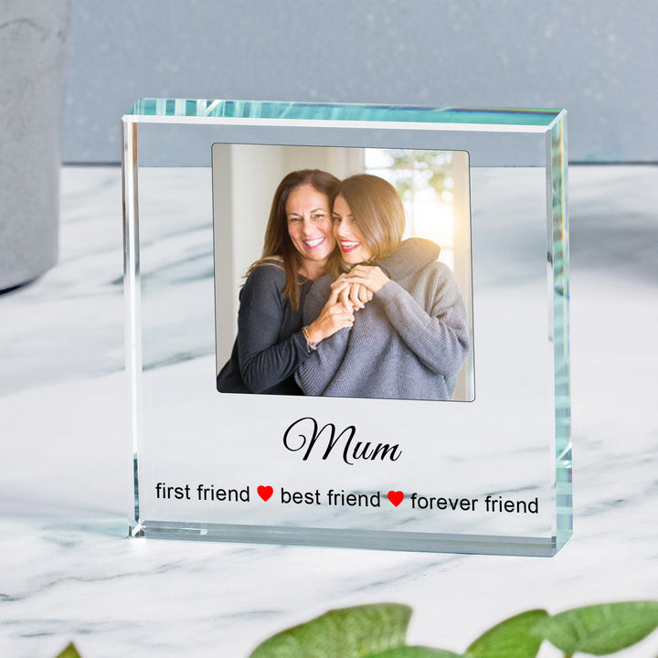 Personalised Mum Glass Token with Photo