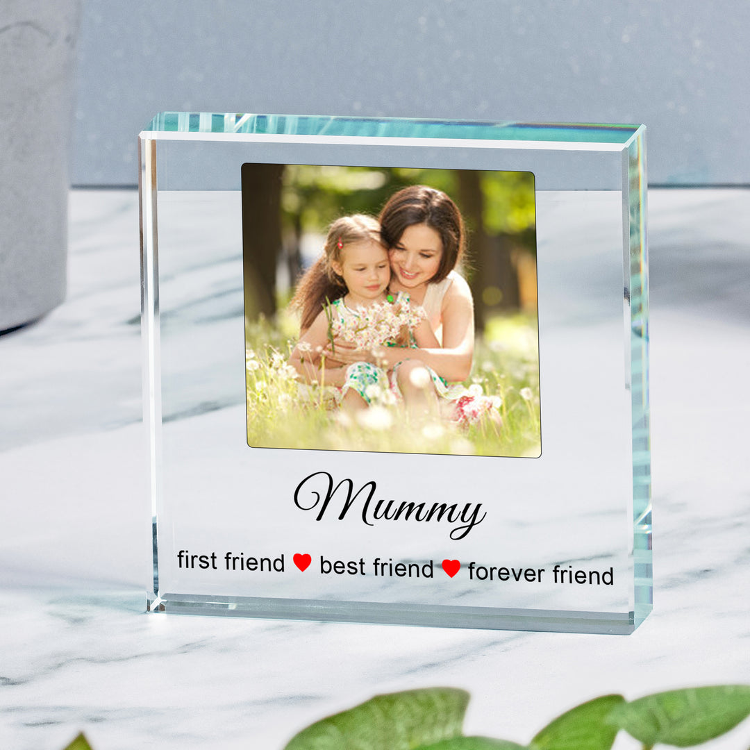 Personalised Mum Glass Token with Photo