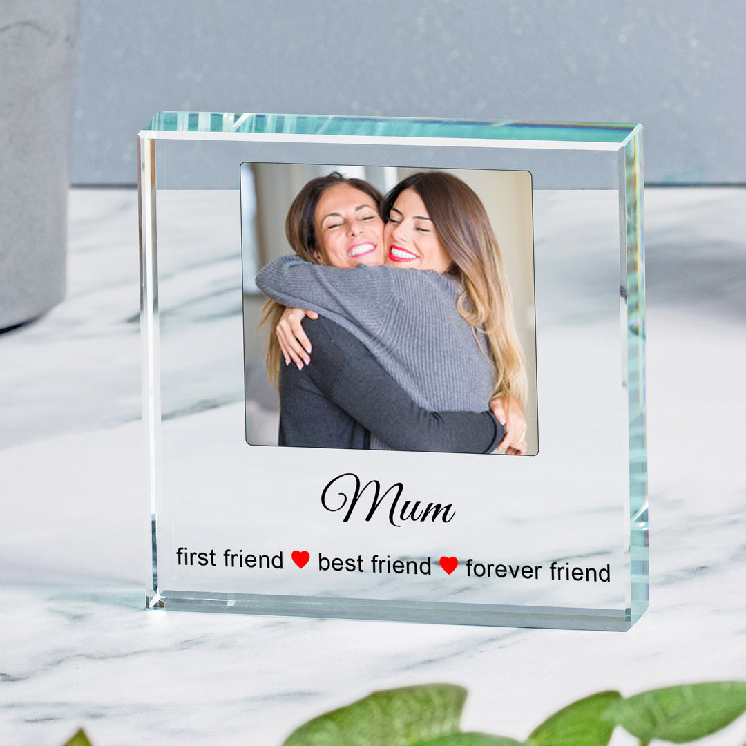 Personalised Mum Glass Token with Photo