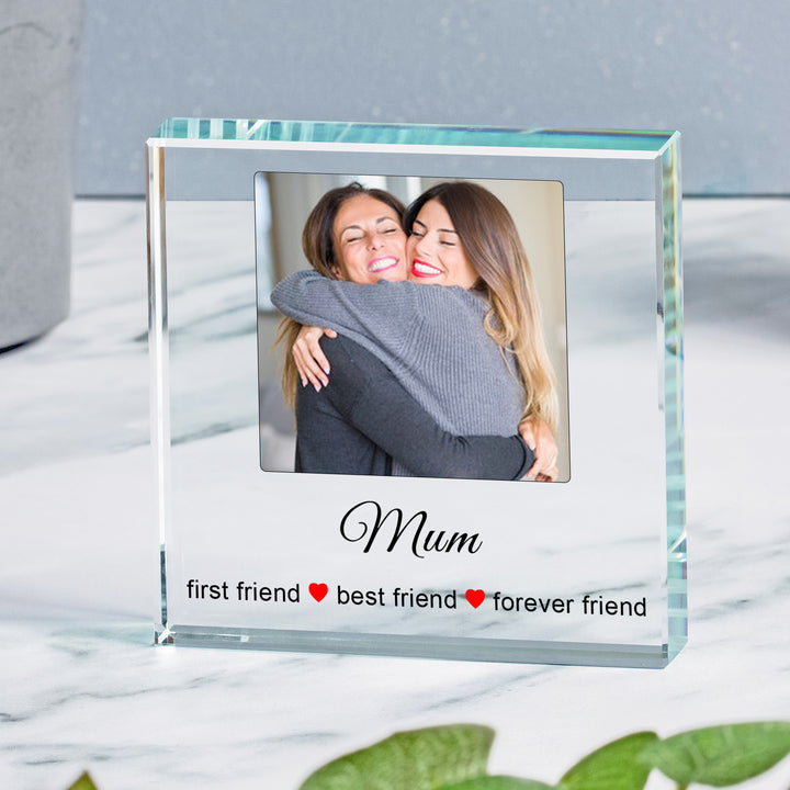 Personalised Mum Glass Token with Photo