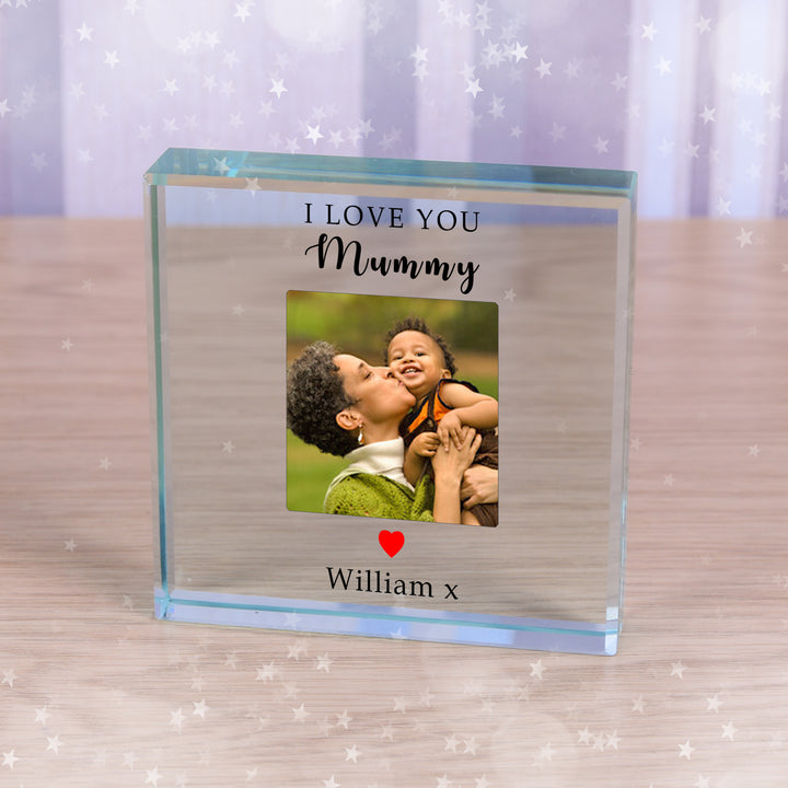 Personalised I/We Love You Photo Glass Token