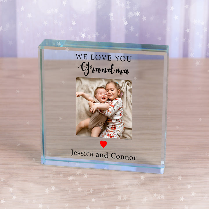 Personalised I/We Love You Photo Glass Token