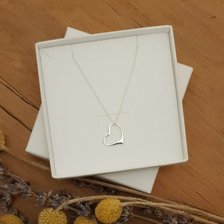Personalised Sterling Silver Heart Photo Pendant Necklace