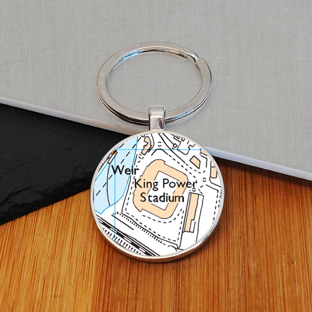 Personalised Favourite Place Football Ground Keyring