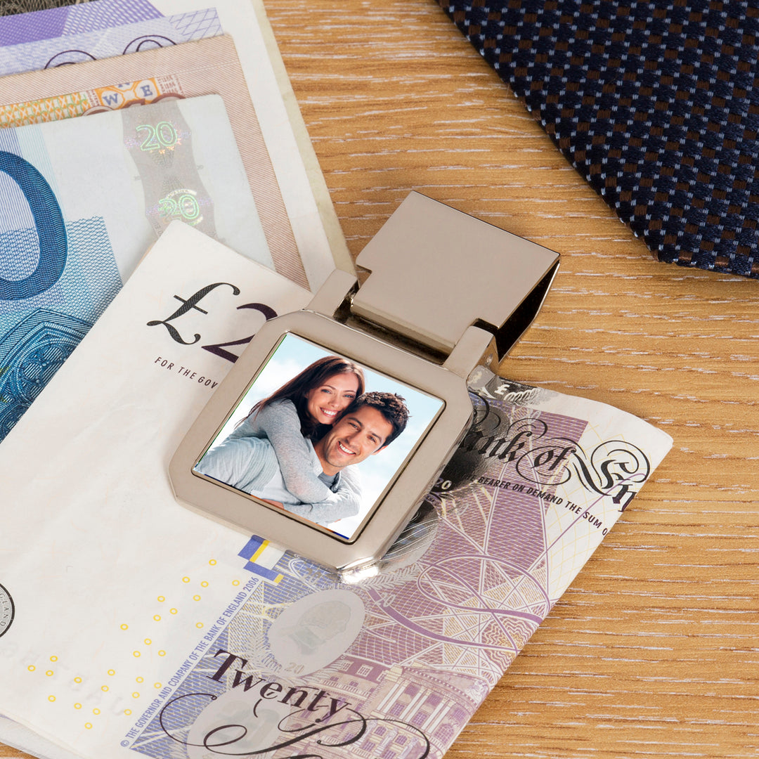 Personalised Photo Upload Money Clip