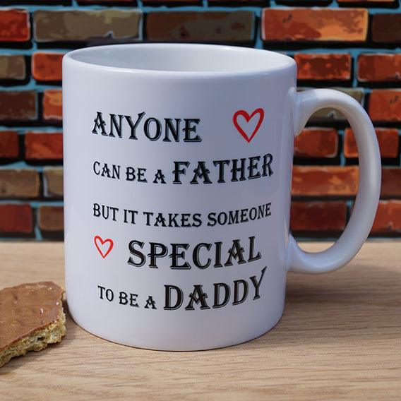 Personalised Anyone Can Be a Father Mug