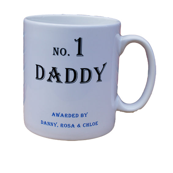 Personalised No.1 Daddy Mug with Name(s)