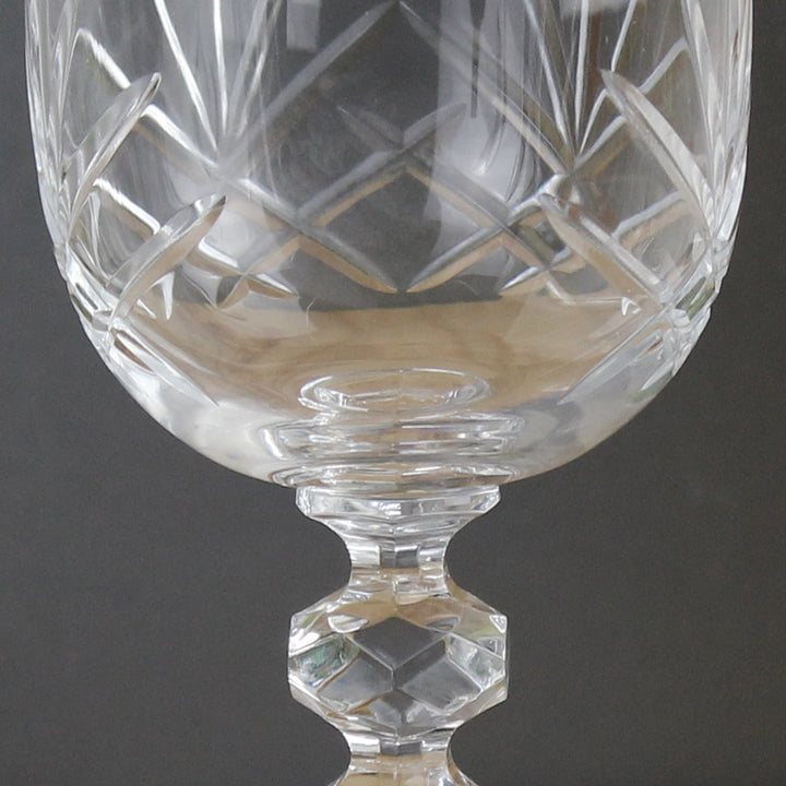 Personalised Cut Crystal Wine Glass – alternative view