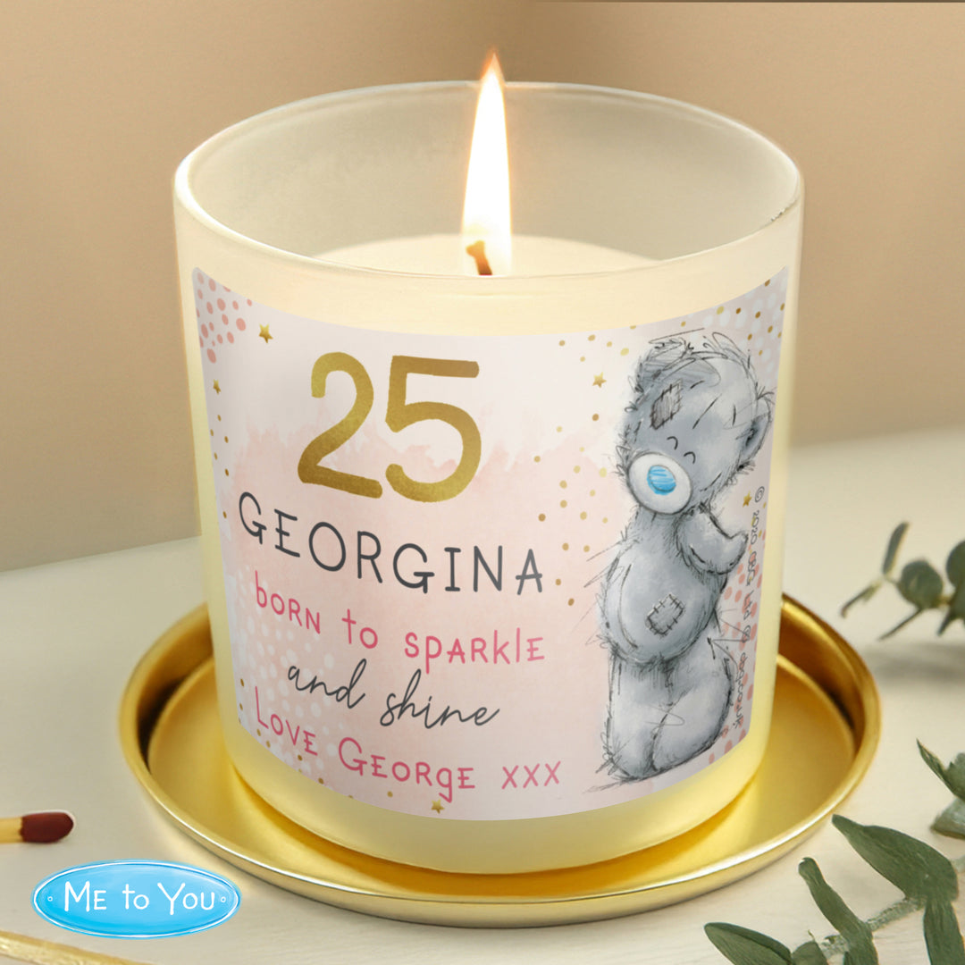 Personalised Vanilla Me To You Birthday Jar Candle