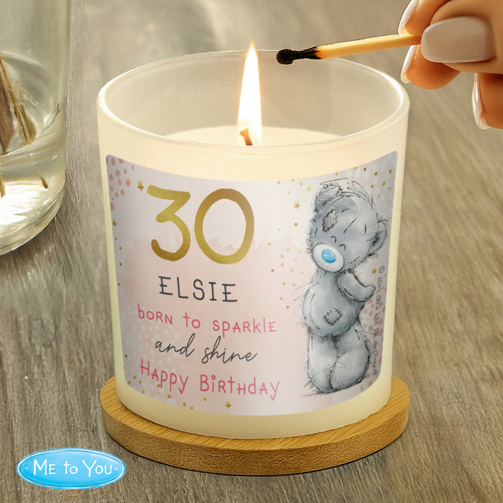 Personalised Vanilla Me To You Birthday Jar Candle