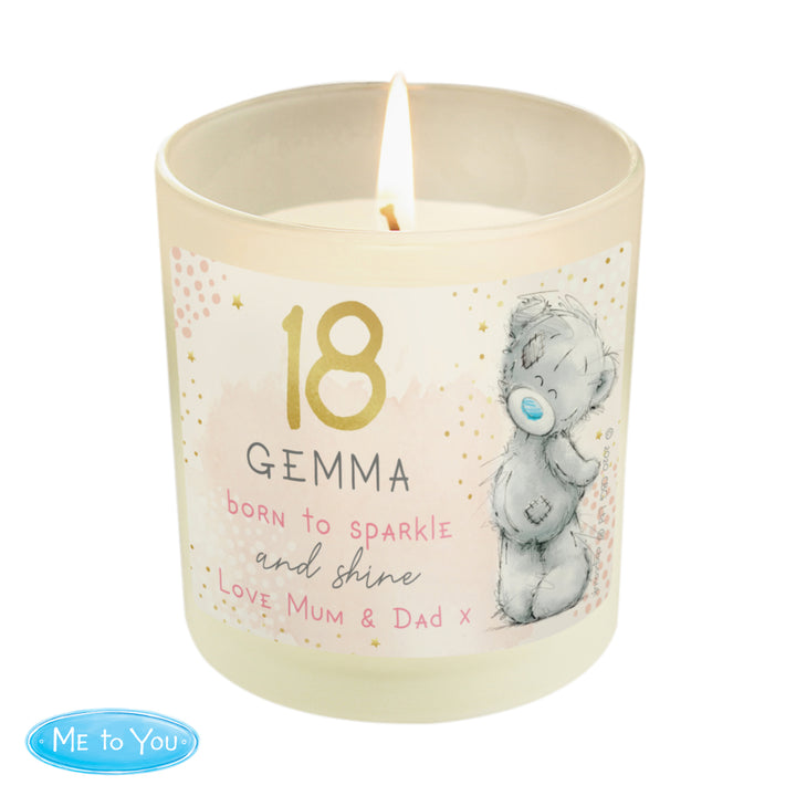 Personalised Vanilla Me To You Birthday Jar Candle