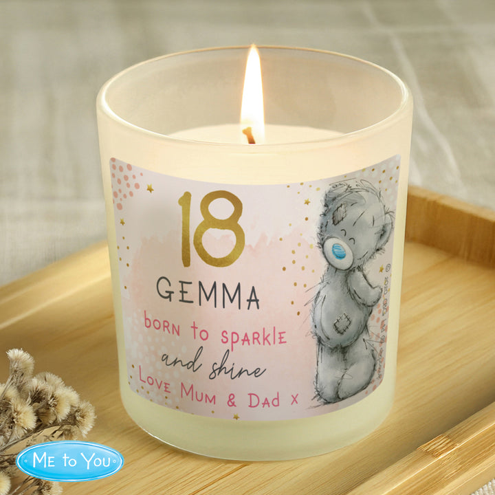 Personalised Vanilla Me To You Birthday Jar Candle
