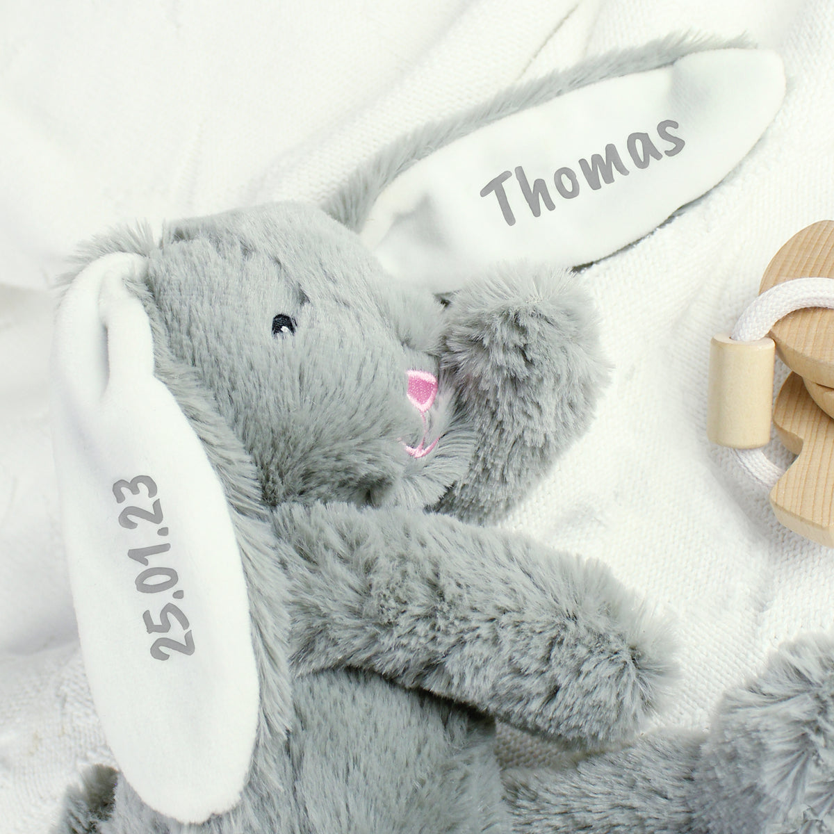 Personalised Bunny Rabbit Soft Toy – alternative view