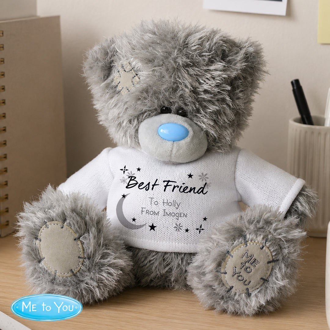 Personalised Moon &amp; Stars Me To You Bear