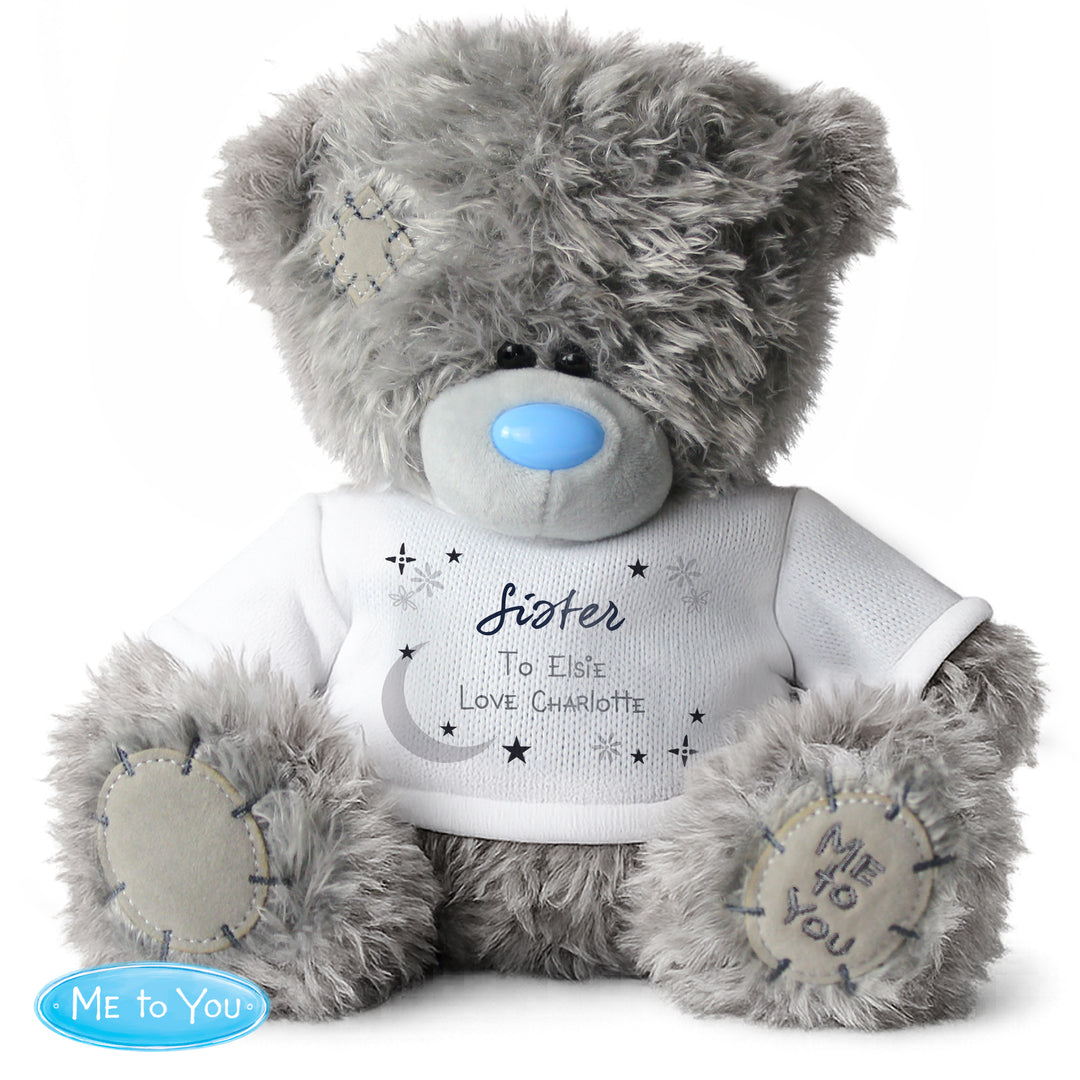 Personalised Moon &amp; Stars Me To You Bear
