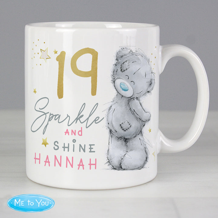 Personalised Me To You Sparkle &amp; Shine Birthday Mug