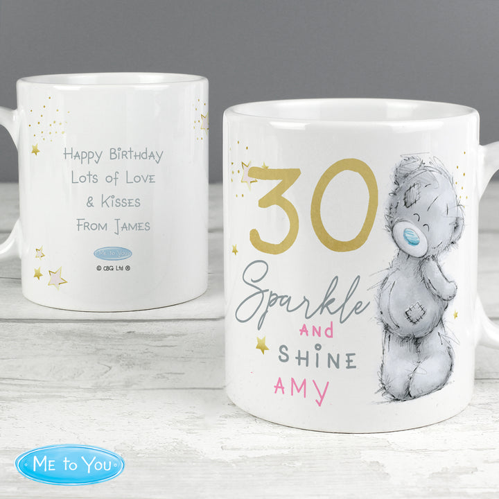 Personalised Me To You Sparkle &amp; Shine Birthday Mug