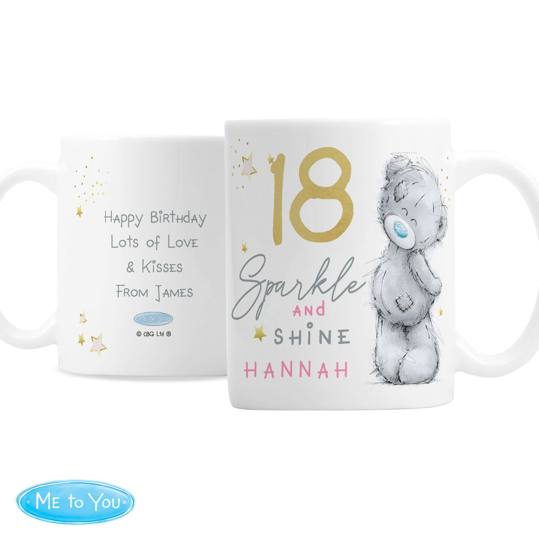 Personalised Me To You Sparkle &amp; Shine Birthday Mug