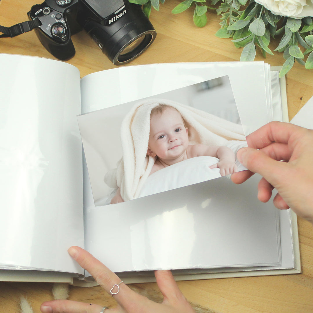 Personalised Truly Blessed Christening Square Photo Album, The Personal Shop, personalised gifts