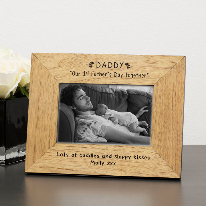 Personalised Daddy Our 1st Father’s Day Together Photo Frame