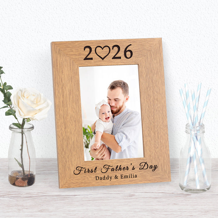 Personalised First Father’s Day Photo Frame 6x4