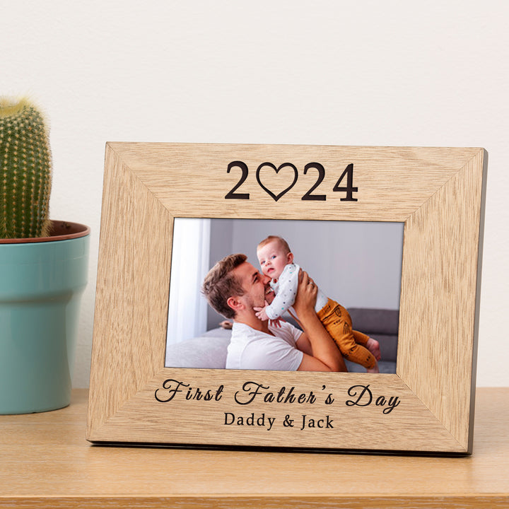 Personalised First Father’s Day Photo Frame 6x4