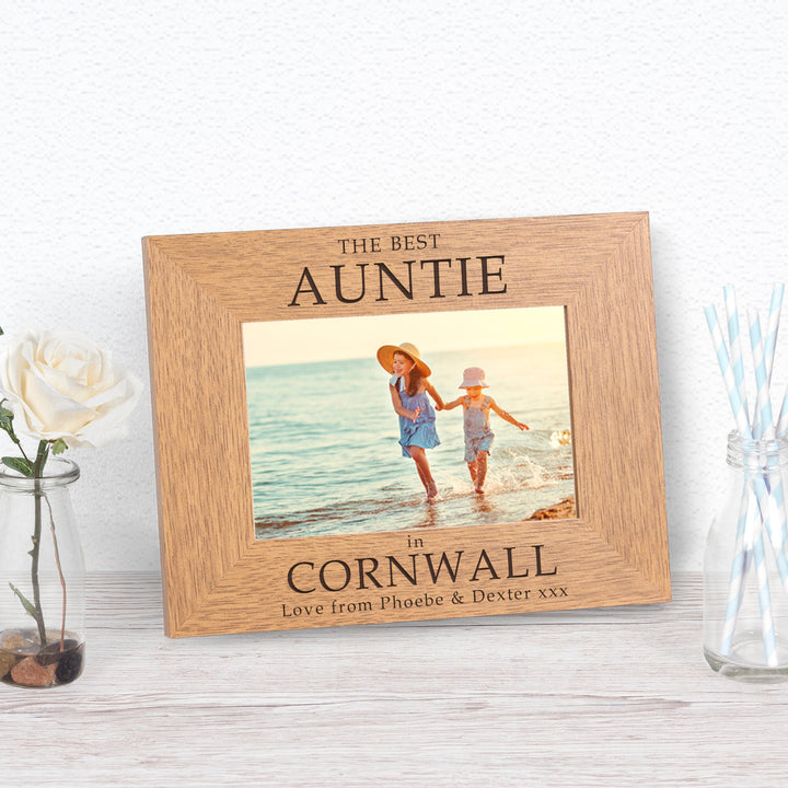 Personalised The Best Wood Photo Frame 6x4