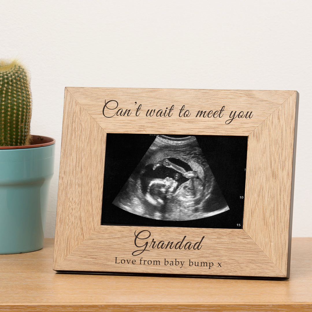 Personalised Baby Scan Photo Frame &