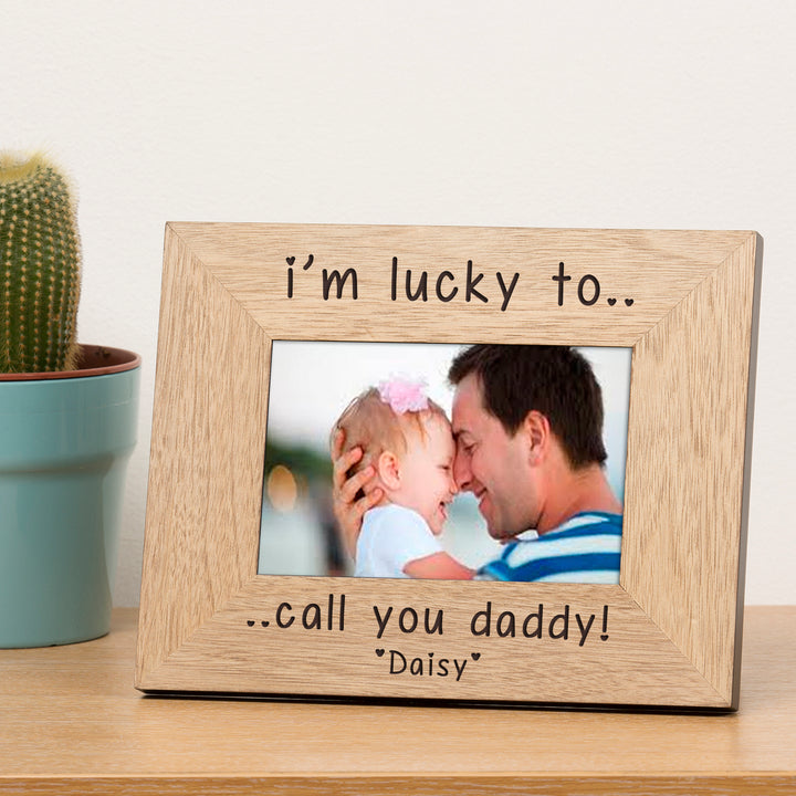 Personalised I’m Lucky to Call You Photo Frame 6x4
