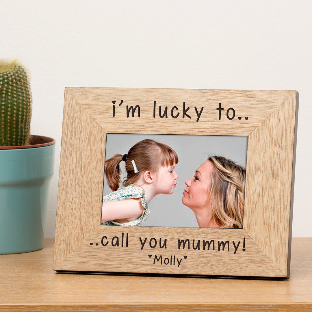 Personalised I’m Lucky to Call You Photo Frame 6x4