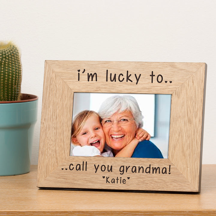 Personalised I’m Lucky to Call You Photo Frame 6x4