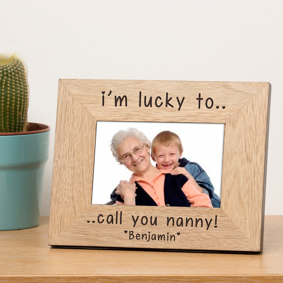 Personalised I’m Lucky to Call You Photo Frame 6x4