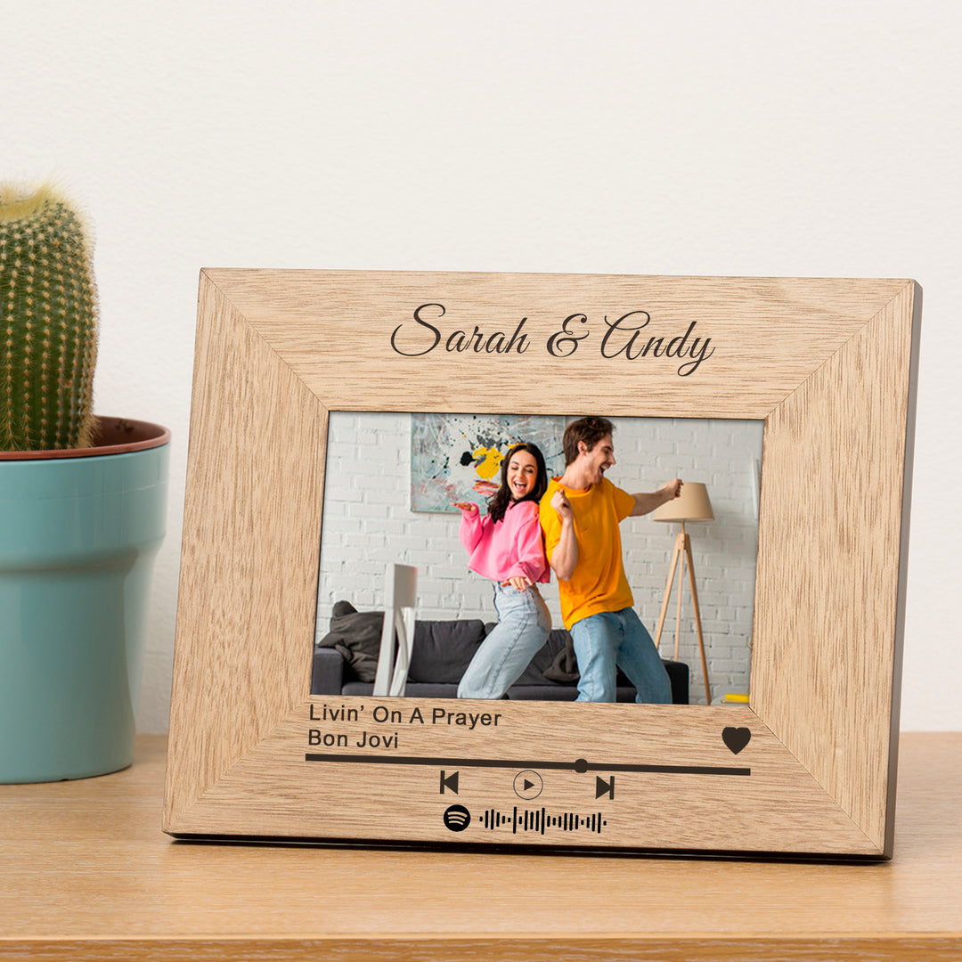 Personalised Our Song Spotify Code Photo Frame 6x4
