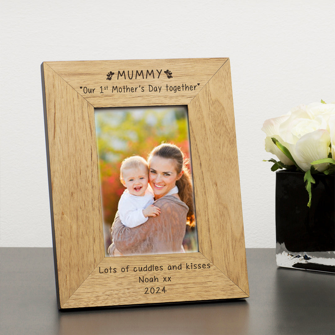 Personalised Mummy 1st Mother’s Day Together 6x4 Photo Frame