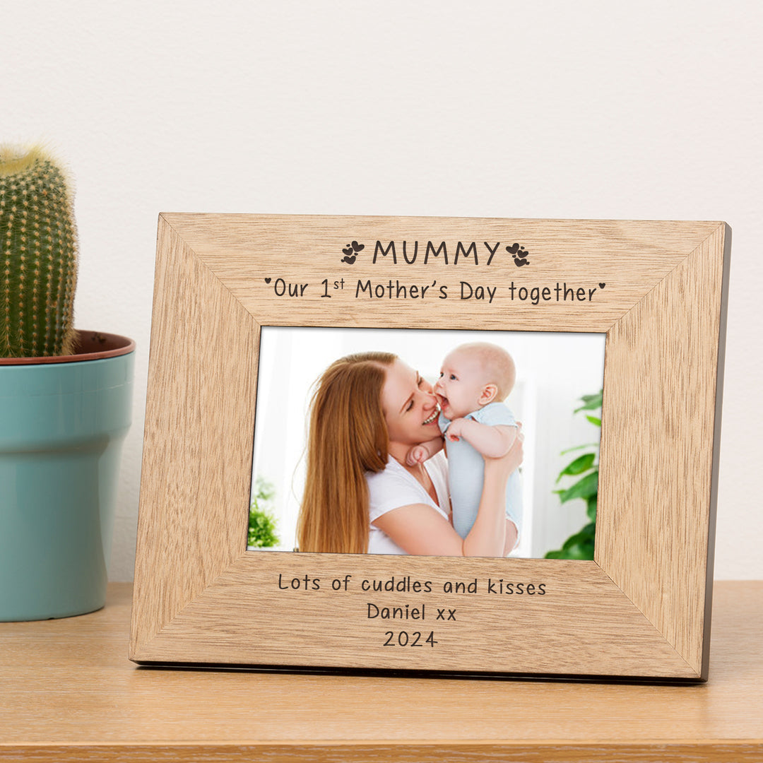 Personalised Mummy 1st Mother’s Day Together 6x4 Photo Frame