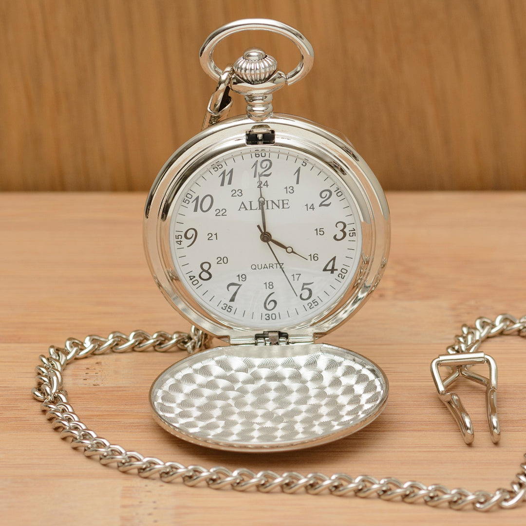 Personalised Dad Of All The Walks Pocket Watch
