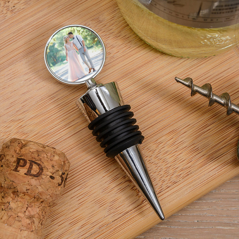 Personalised Photo Upload Bottle Stopper