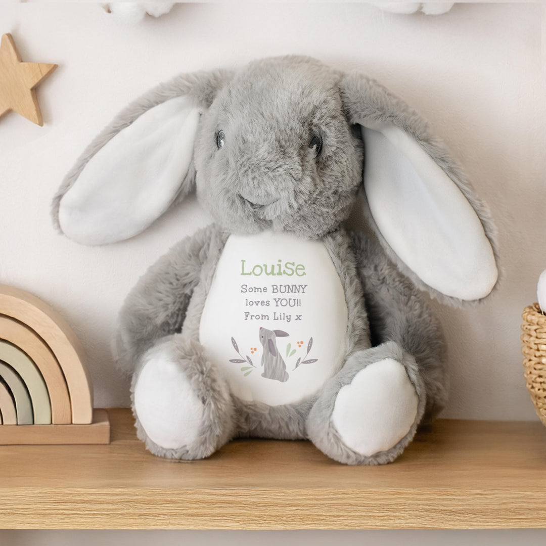 Personalised Spring Bunny, The Personal Shop, personalised gifts