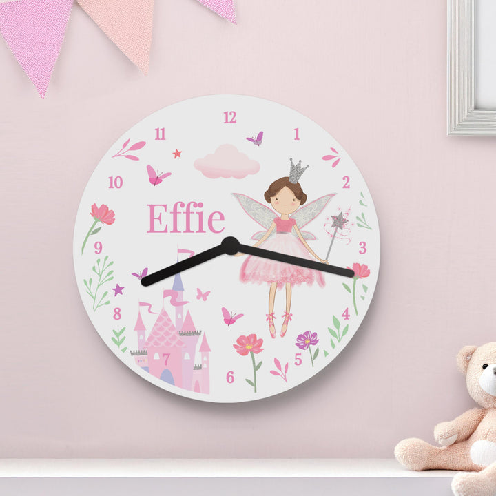 Personalised Fairy Princess Clock