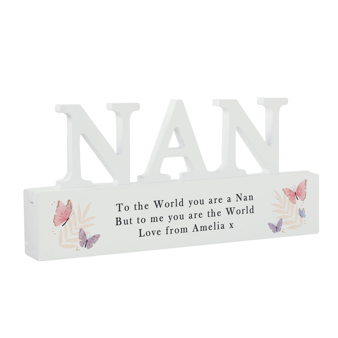 Personalised Butterfly Nan Ornament – alternative view