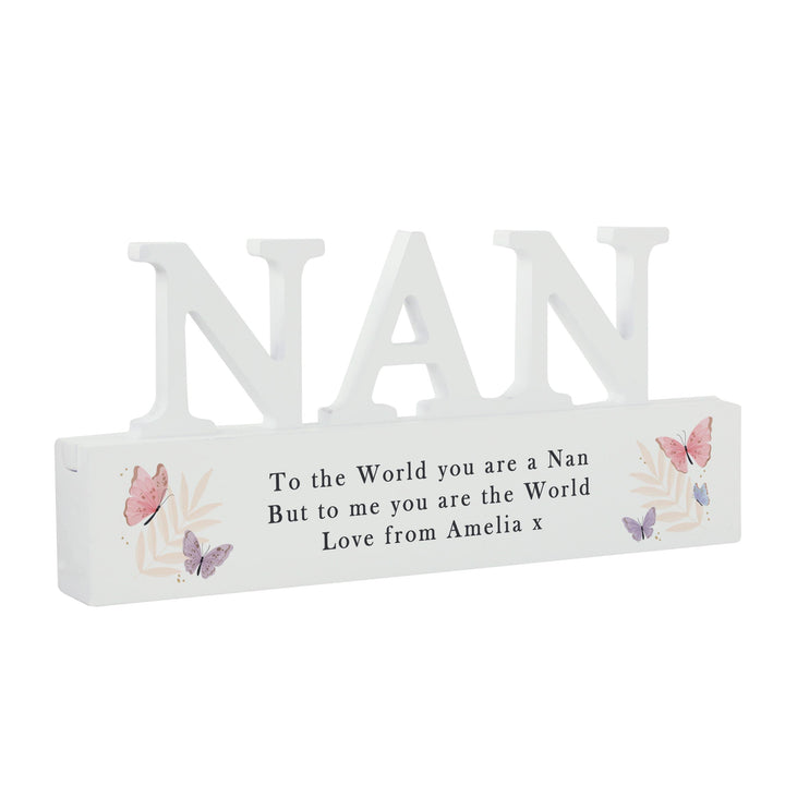 Personalised Butterfly Nan Ornament – alternative view