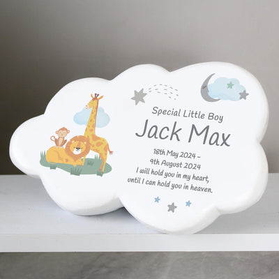 Personalised Animal Resin Memorial Cloud