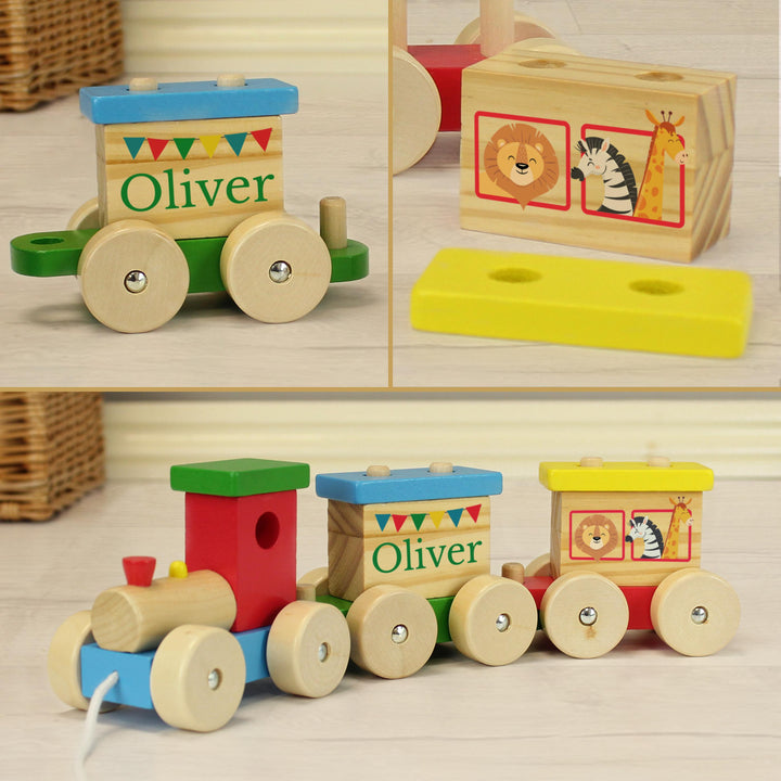 Personalised Circus Toy Train, The Personal Shop, personalised gifts